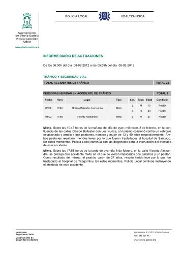 2012 02 09 informe diario de actuaciones