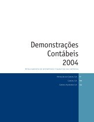 DemonstraÃ§Ãµes ContÃ¡beis 2004 - Gerdau