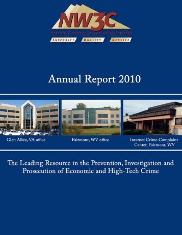 2009-2010 NW3C Annual Report - National White Collar Crime Center