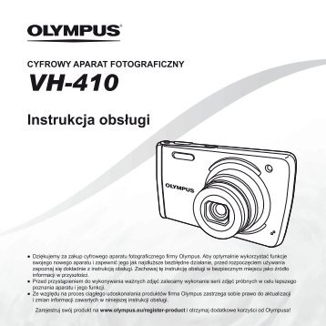 Instrukcja obsÅugi VH-410 - Olympus