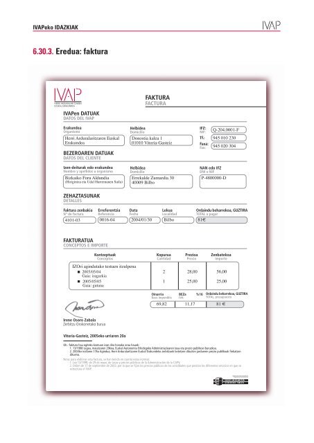 6.30.3. Eredua: faktura - Euskadi.net