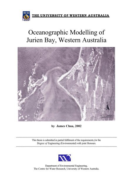 Oceanographic Modelling of Jurien Bay, Western Australia