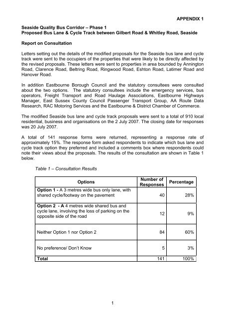 Item 4 - East Sussex County Council