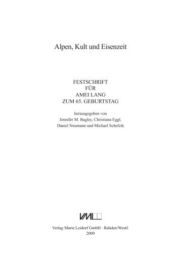 Alpen, Kult und Eisenzeit