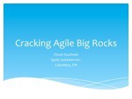 Cracking Agile Big Rocks - Agile Alliance