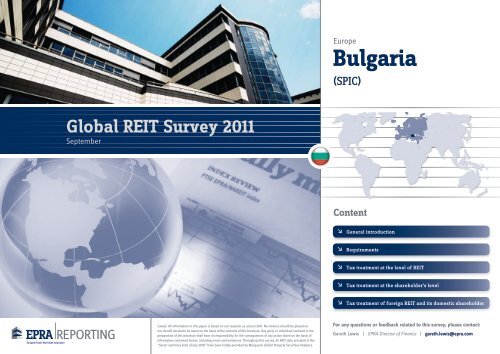 Global REIT Survey 2011 - EPRA