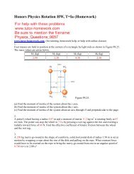 Webassign Physics Questions and Answers - Tutor-Homework.com