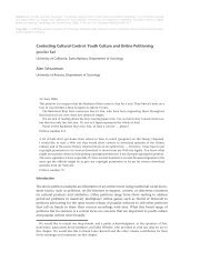 Contesting Cultural Control: Youth Culture and Online Petitioning - MIT