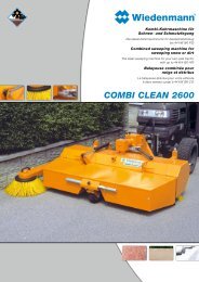 COMBI CLEAN 2600 - Wiedenmann GmbH