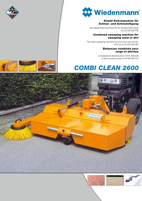 COMBI CLEAN 2600 - Wiedenmann GmbH