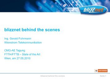 blizznet behind the scenes - FEEI
