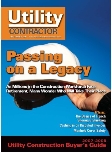 View Full September PDF Issue - Utility Contractor Online