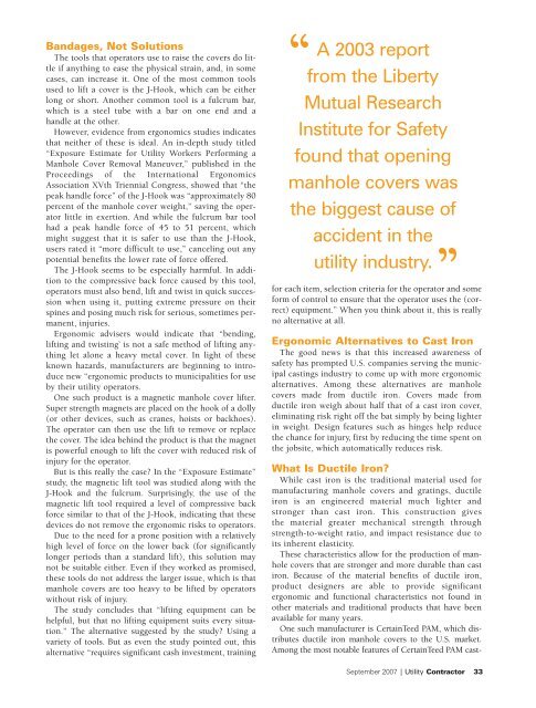 View Full September PDF Issue - Utility Contractor Online
