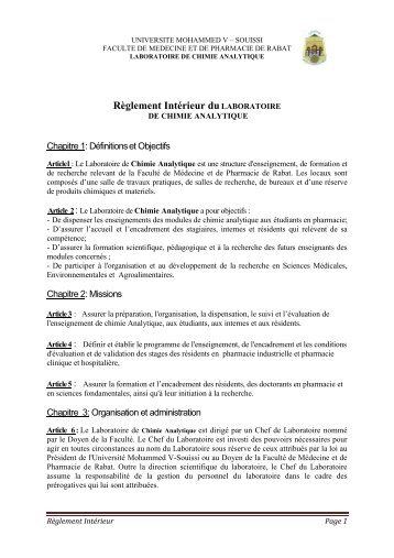 Chimie Analytique - medramo