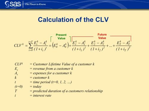 Customer Lifetime Value in Insurance - sasCommunity.org