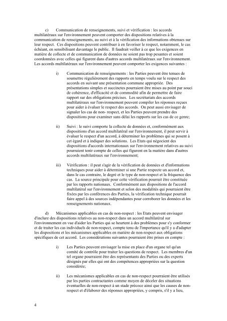 Directives sur le respect et l'application des accords ... - UNEP