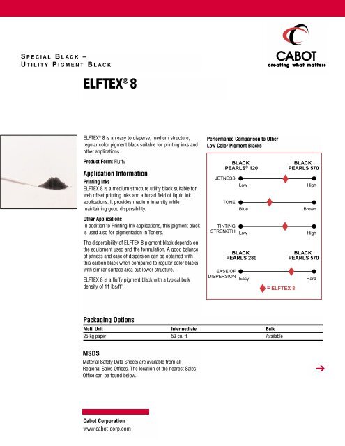 ELFTEX® 8 - Cabot Corporation