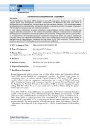 View associated PDF document - United Nations Volunteers