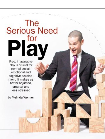 The Serious Need For Play - Nemours