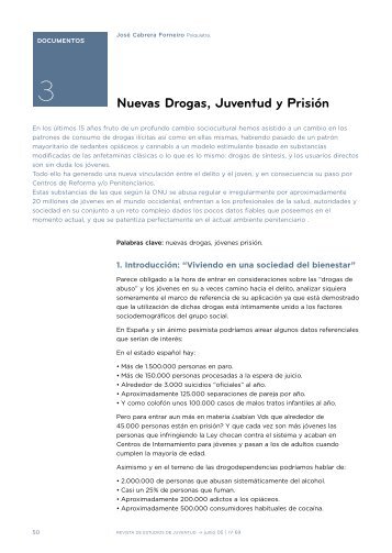 3. Nuevas drogas, juventud y prisión. José Cabrera (87 Kb.) - Injuve