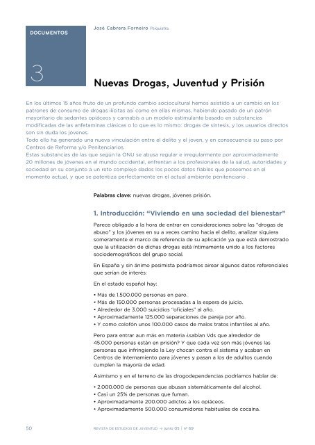 3. Nuevas drogas, juventud y prisión. José Cabrera (87 Kb.) - Injuve