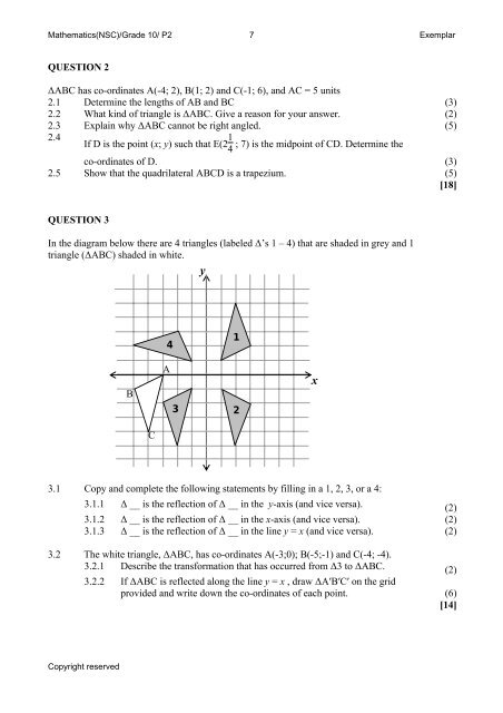 Mathematics and Mathematical Literacy - Thutong