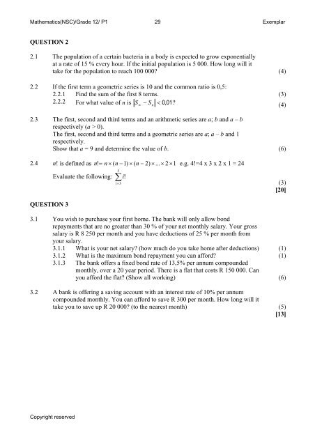 Mathematics and Mathematical Literacy - Thutong