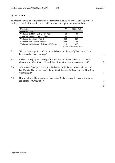 Mathematics and Mathematical Literacy - Thutong