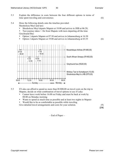 Mathematics and Mathematical Literacy - Thutong