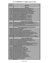 TD Common Service Parts 2010