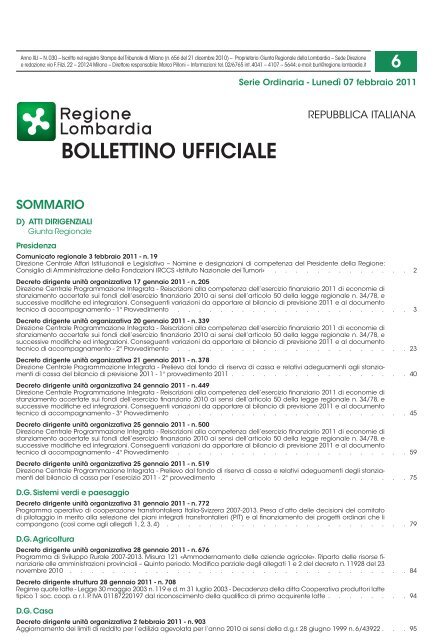 bollettino ufficiale - Agenzia Regionale Centrale Acquisti - Regione ...