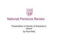 Paul Kelly - Society of Actuaries in Ireland