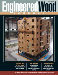 J O U R N A L - APA - The Engineered Wood Association