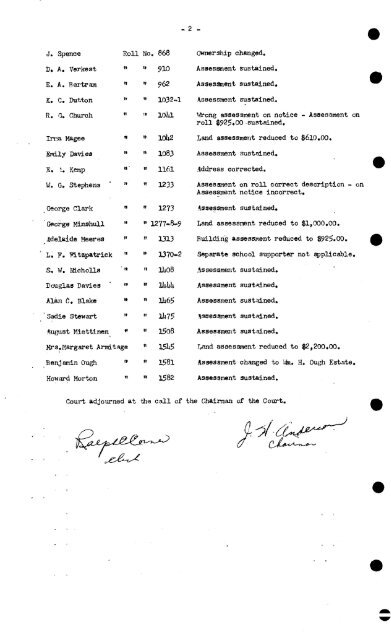 1956 Georgina - Council Minutes