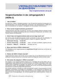 Elterninformationen VERA-3 - Vergleichsarbeiten - Isb-qa.de