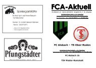 Ausgabe Nr. 6 - FC-Alsbach