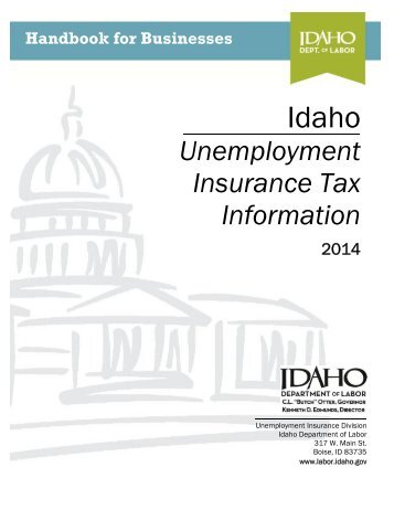 Unemployment Insurance Tax Information - Idaho Department of ...