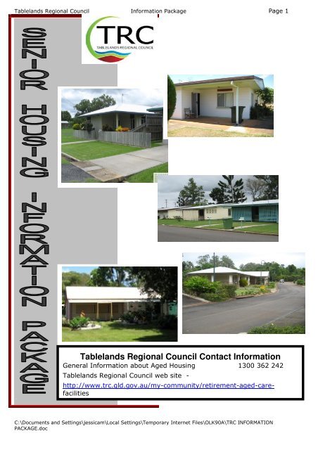 Tablelands Regional Council Contact Information