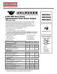 6-Pin DIP Zero-Cross Optoisolators Triac Driver Output MOC3041 ...