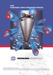 HSSP HOSOKAWA STEAM STERILISATION PROCESS