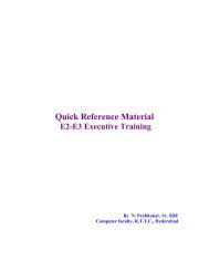 Quick Reference Material for E2-E3 Training.pdf - SNEA India