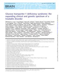 Glucose transporter-1 deficiency syndrome: the expanding clinical ...