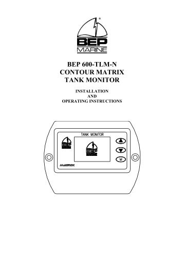 BEP 600-TLM-N CONTOUR MATRIX TANK MONITOR - RV World