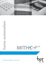 home automation - Bpt Mitho 3 w 1