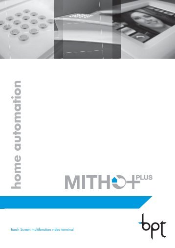 home automation - Bpt Mitho 3 w 1