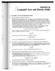 Problems with solutions -- Coulomb Law, etc.