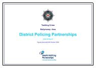 Ballymoney 6 month DPP report 2008/09 - Police Service of ...