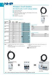 Din-safe-m add-on earth leakage modules - NHP