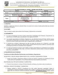 Procedimiento Operativo de Transferencia de Bienes Muebles