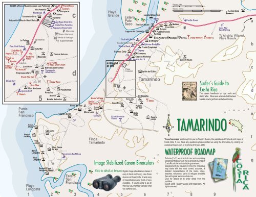 Tamarindo Costa Rica Map Travel Guide Tamarindo Costa Rica Map Travel Guide